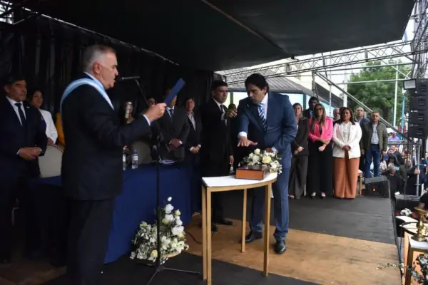 Jaldo puso en funciones a Bruno Romano en Alberdi