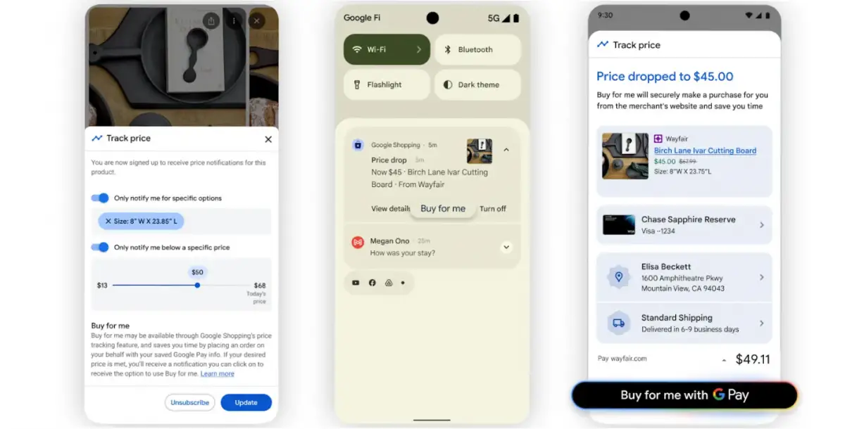 Podrás llamar a los locales y pagar desde la IA de Google. Imagen: Google
