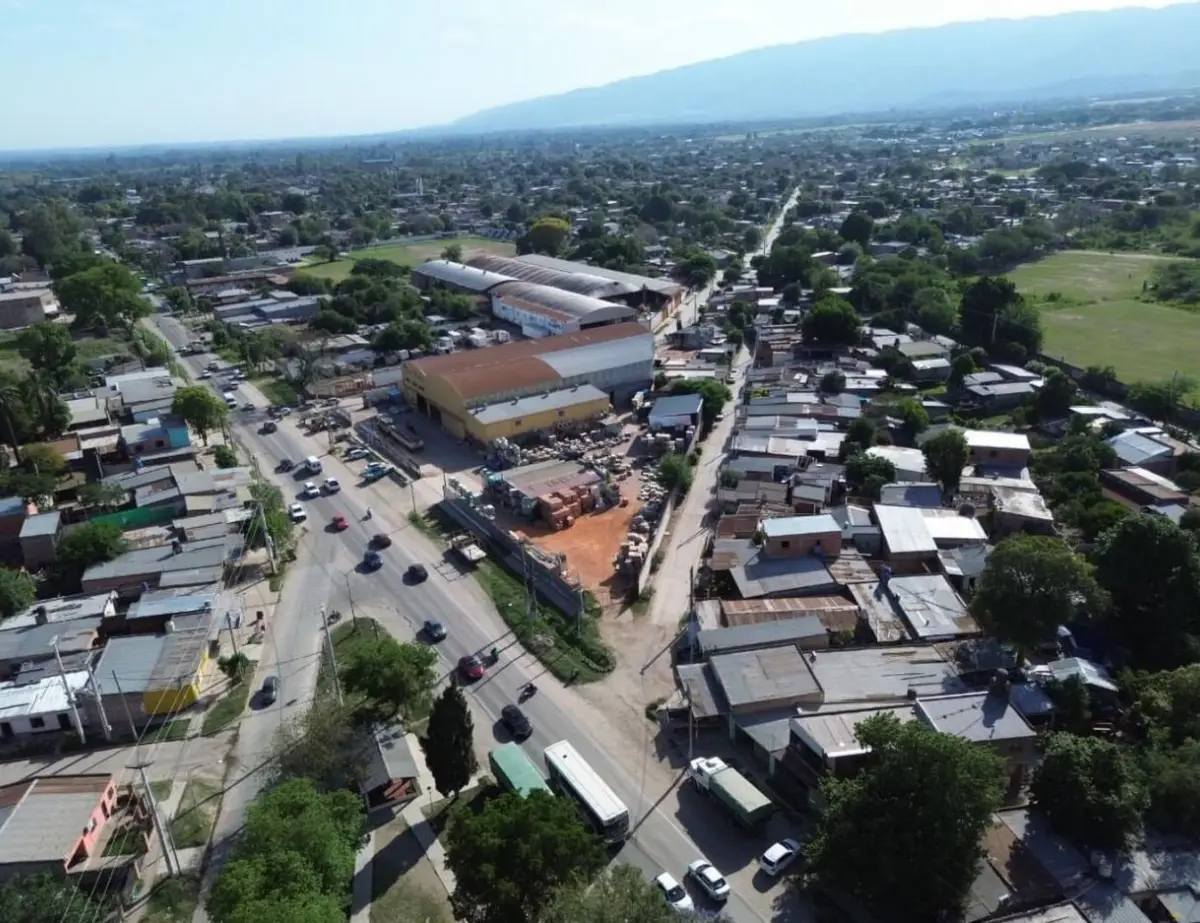 DESDE EL AIRE. Una vista general del Camino del Perú, en la que se puede ver lo densamente poblado que están sus alrededores.
