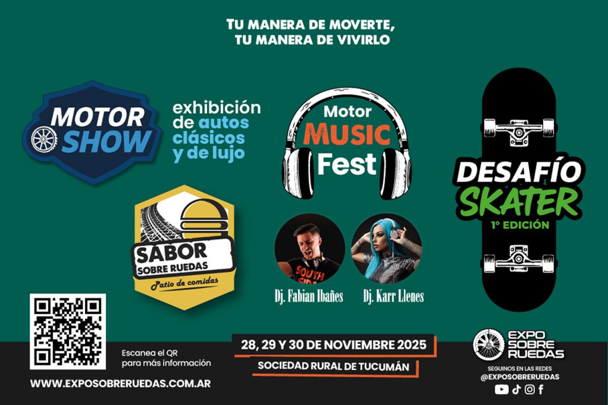 Tucumán será sede de la Expo Sobre Ruedas 2025 (el evento que impulsará la economía del NOA)