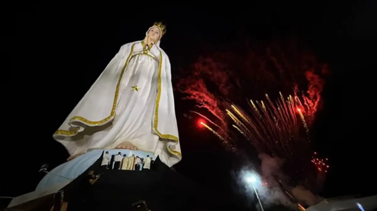 Brasil inauguró la estatua de la Virgen María más grande del mundo: supera al Cristo Redentor y convoca multitudes