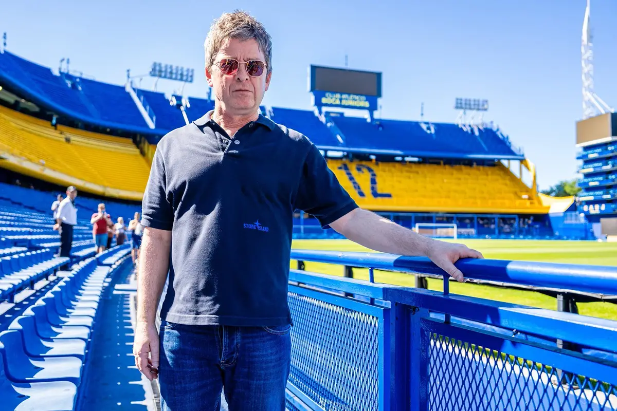 La Bombonera es un sitio fijo en las visitas que Noel Gallagher hace a Argentina.