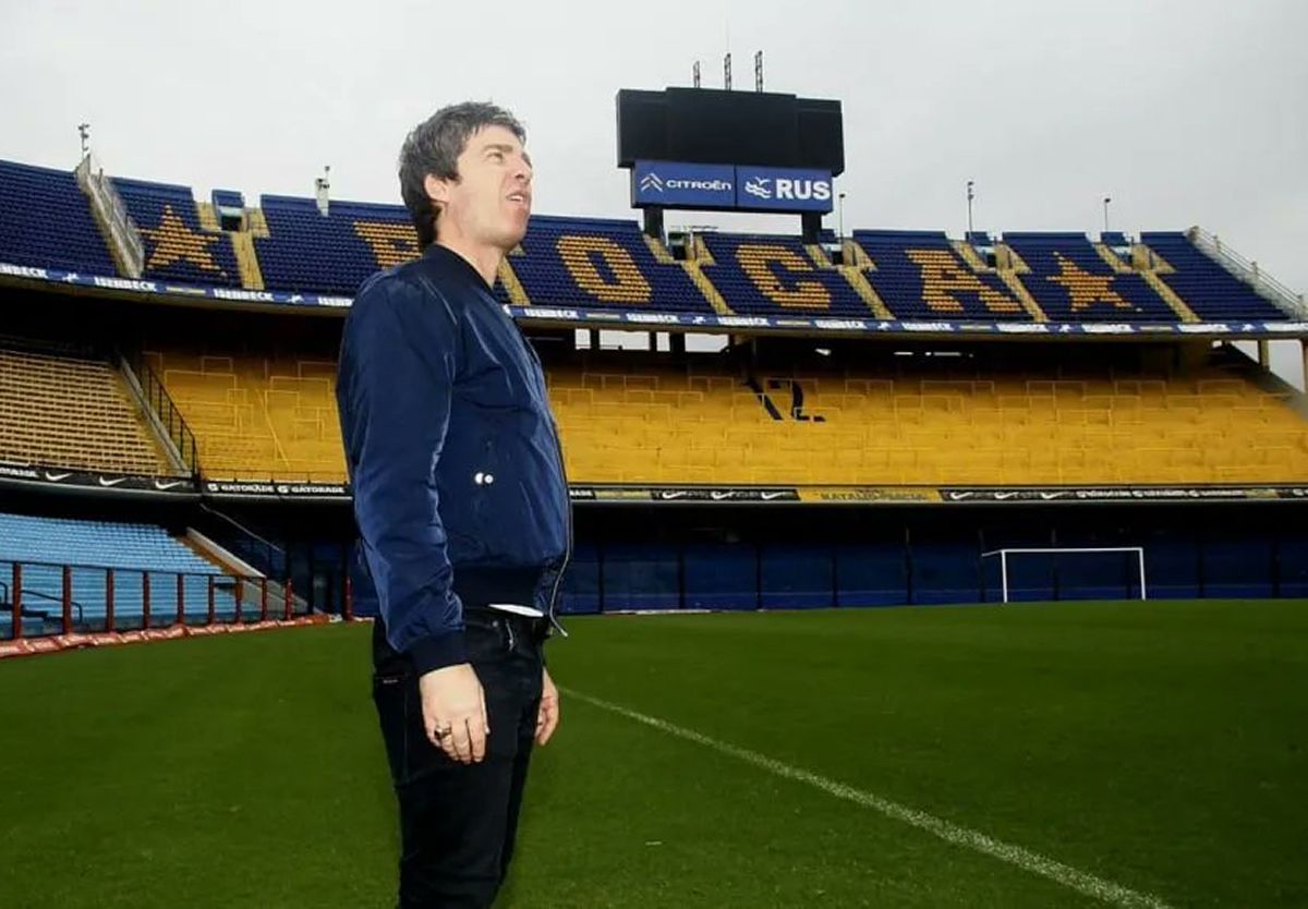 Noel Gallagher ya había estado en La Bombonera en 2016.