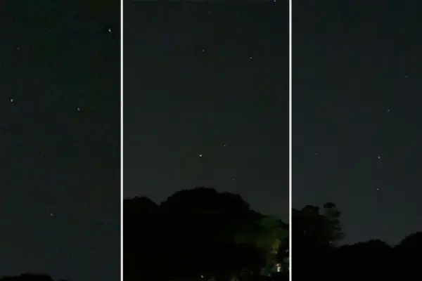 Luces extrañas en el cielo de Tucumán: ¿fueron aviones, satélites o estrellas?