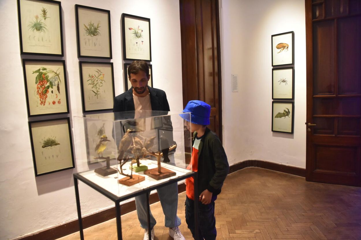 EN FAMILIA. El ambiente del evento reunió a grandes y atrapó a los niños.