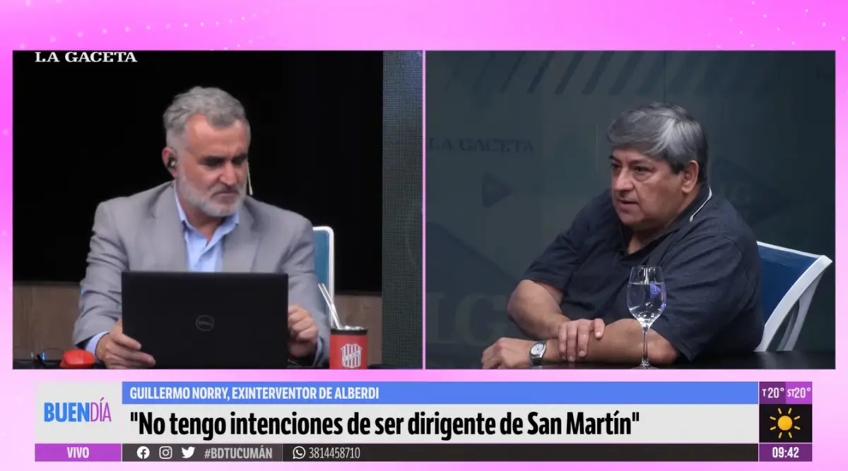Guillermo Norry se bajó de la disputa electoral en San Martín: “No seré dirigente; prefiero la libertad de la platea”