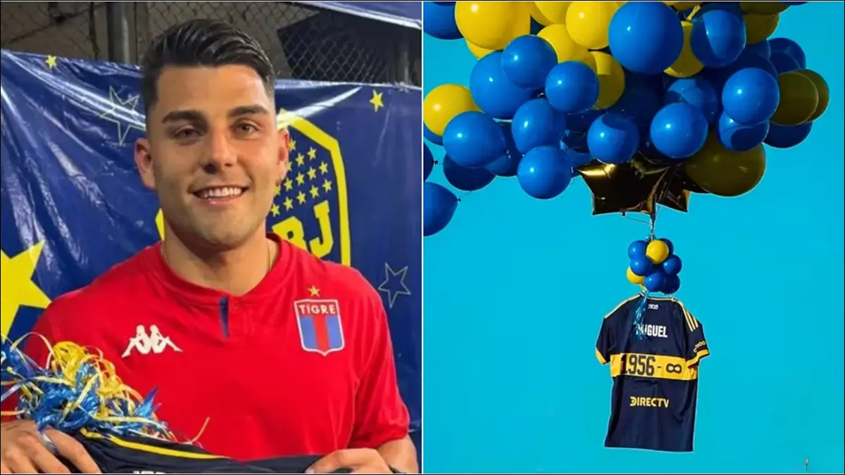 SEÑALES. El hijo de Miguel Russo recibió la camiseta homenaje en un momento cargado de emoción.