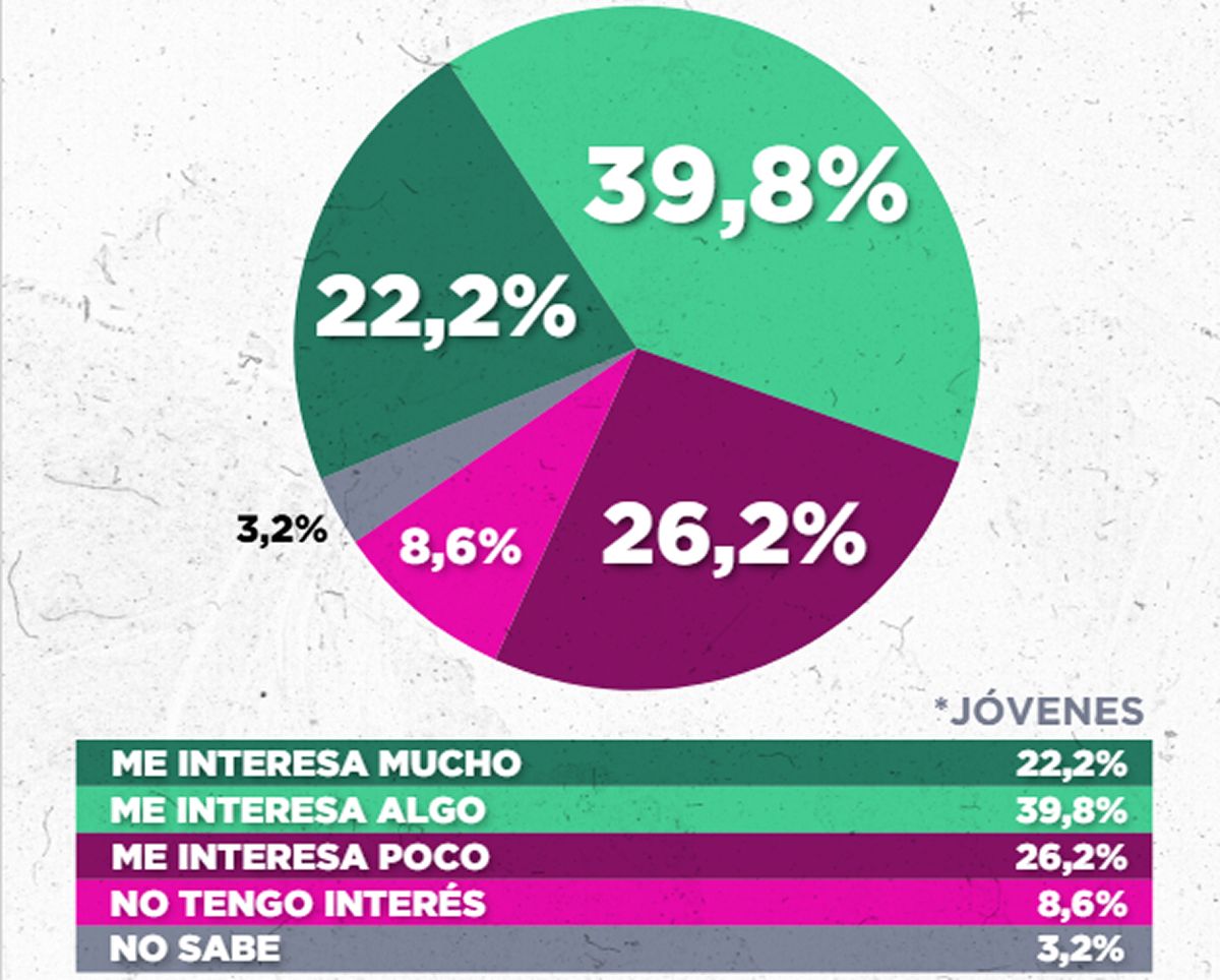GRÁFICO. Así entienden la política los jóvenes argentinos. / CAPTURA DE PANTALLA