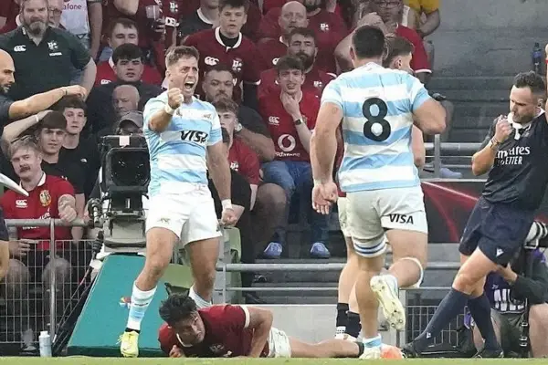 Un try de Los Pumas frente a los Lions fue nominado al mejor del 2025 por World Rugby