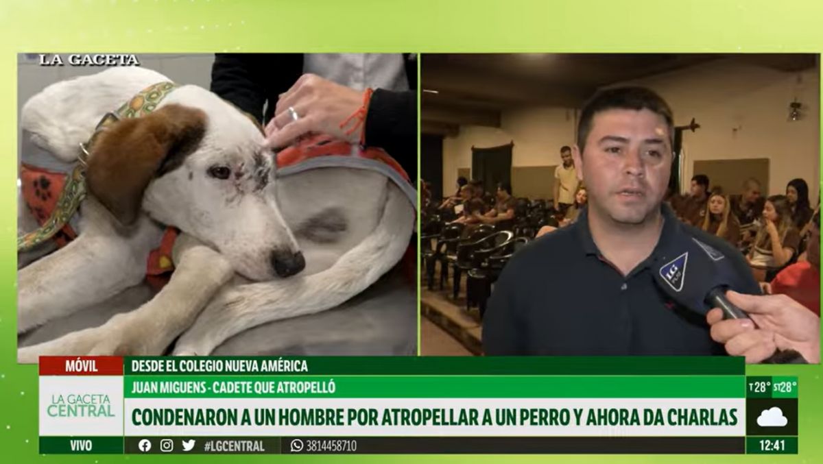 La historia del cadete que atropelló a un perro en Yerba Buena y hoy promueve el respeto animal en las escuelas