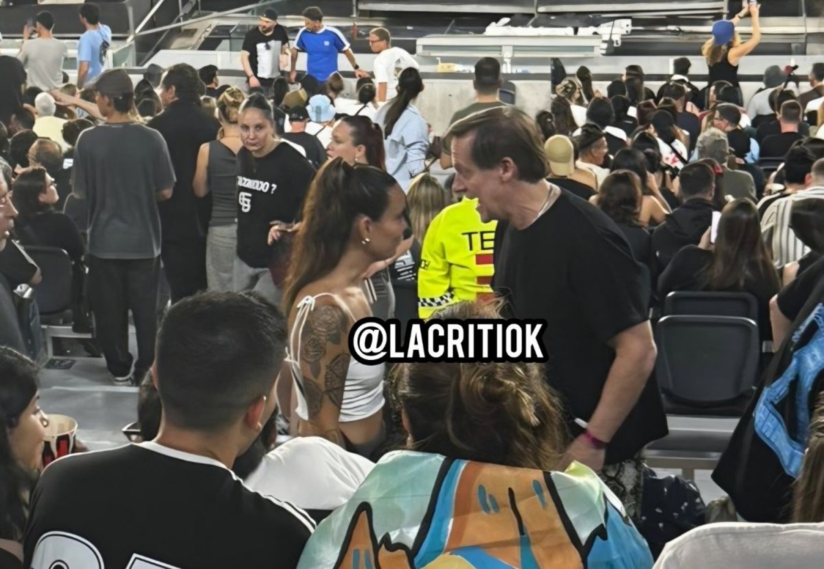 LA PRIMERA IMAGEN DE LA PAREJA. Matías Martin y Paloma Cavanna decidieron ir juntos al recital de Oasis en River. 