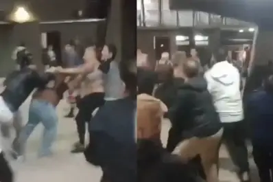 Escándalo: el presidente de un club de Primera se metió en la tribuna a pelear con los hinchas