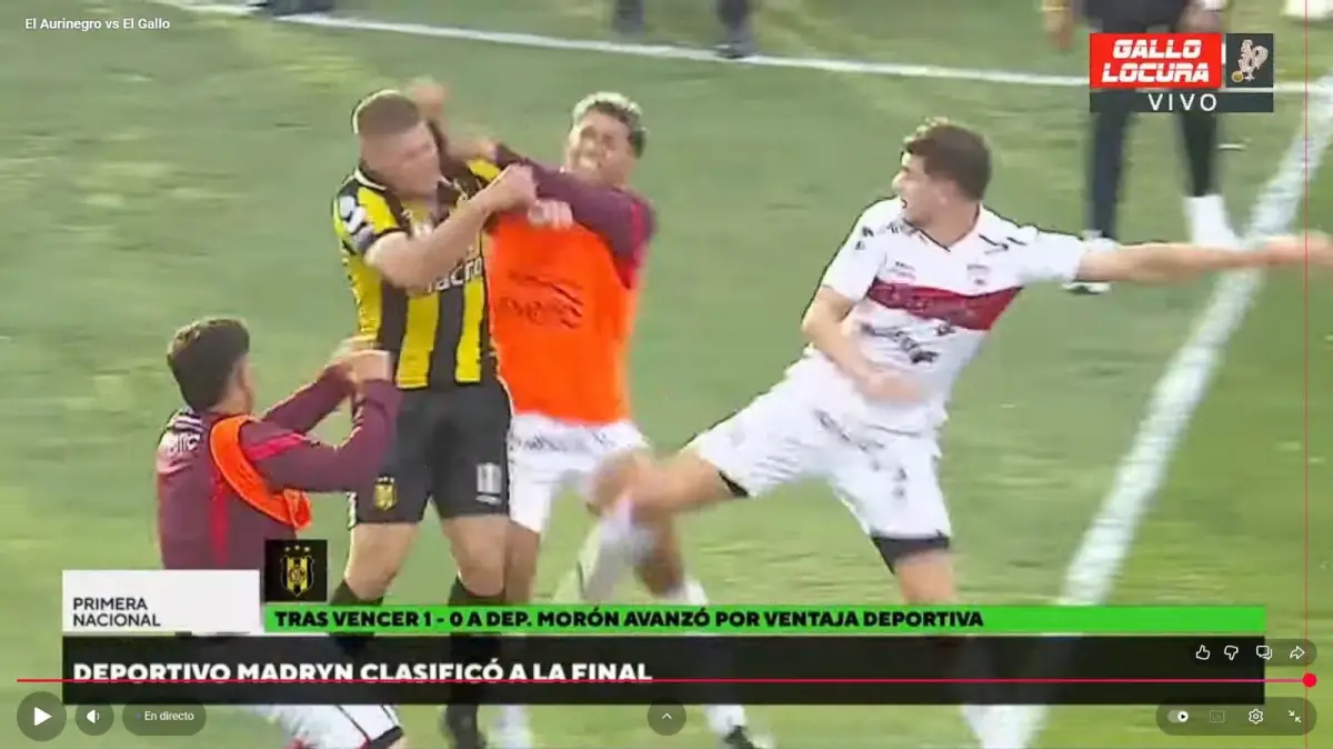 El Tribunal de Disciplina de AFA dio a conocer el fallo tras la batalla campal en Deportivo Madryn-Morón