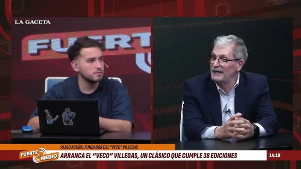 TRADICIÓN. Pablo Acuña pasó por los estudios de LG PLAY y realizó un balance de lo vivido en el Veco Villegas.