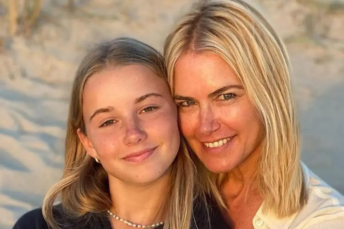 Valeria Mazza junto a su hija, Taína Gravier