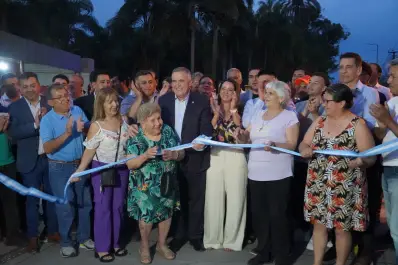 En Bella Vista se inauguró el Canal Independencia, una obra para poner fin a las inundaciones