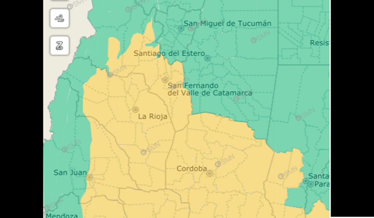 Alerta por tormentas, en varias provincias. 
