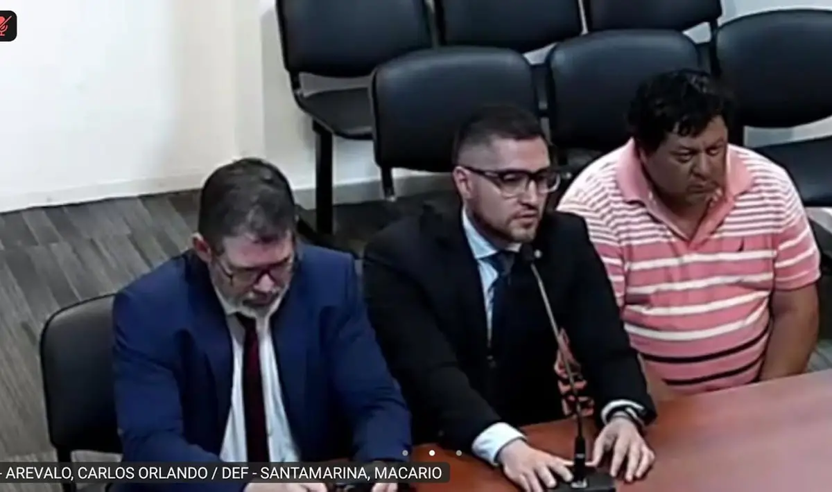 AUDIENCIA. El Ministerio Público Fiscal imputó a Carlos Orlando Arévalo por homicidio triplemente agravado por el vínculo, femicidio y uso de arma.