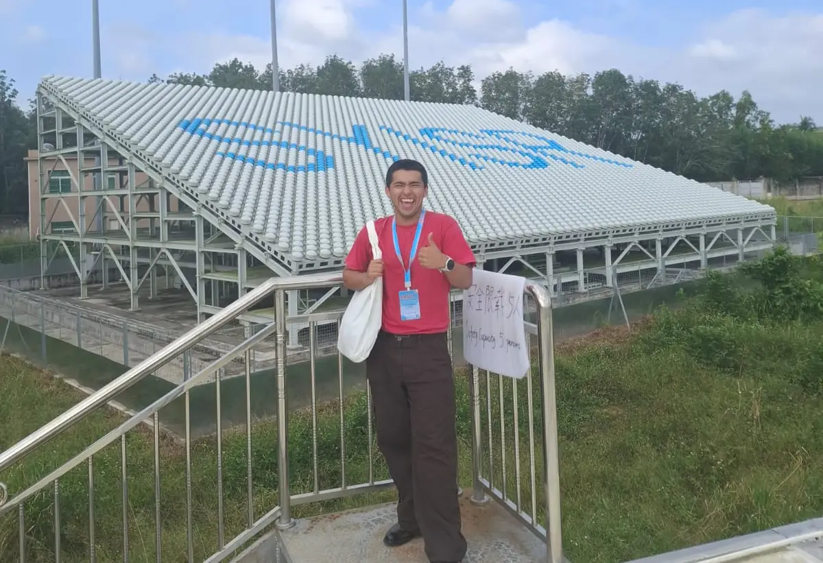 DE AGUILARES A CHINA POR LA FUERZA DEL ESTUDIO. Facundo Abaca integró uno de los mejores grupos de la Space Weather School, y prepara nuevas experiencias en Perú y Japón. / CORTESÍA FACUNDO ABACA