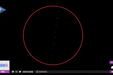 Luces en fila sobre Orán: el fenómeno que sorprendió a trabajadores rurales