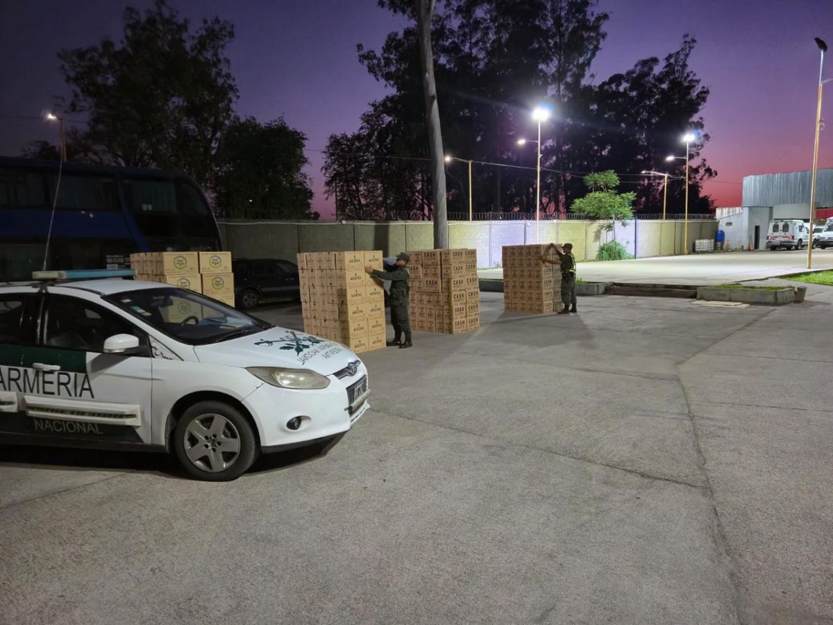 Secuestro de paquetes. GENDARMERÍA