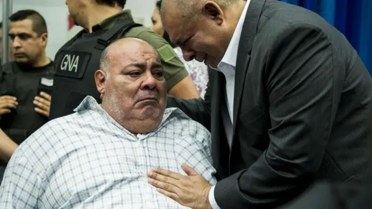 REENCUENTRO. Rubén y Ángel se volvieron a ver en el juicio en el que fueron condenados.