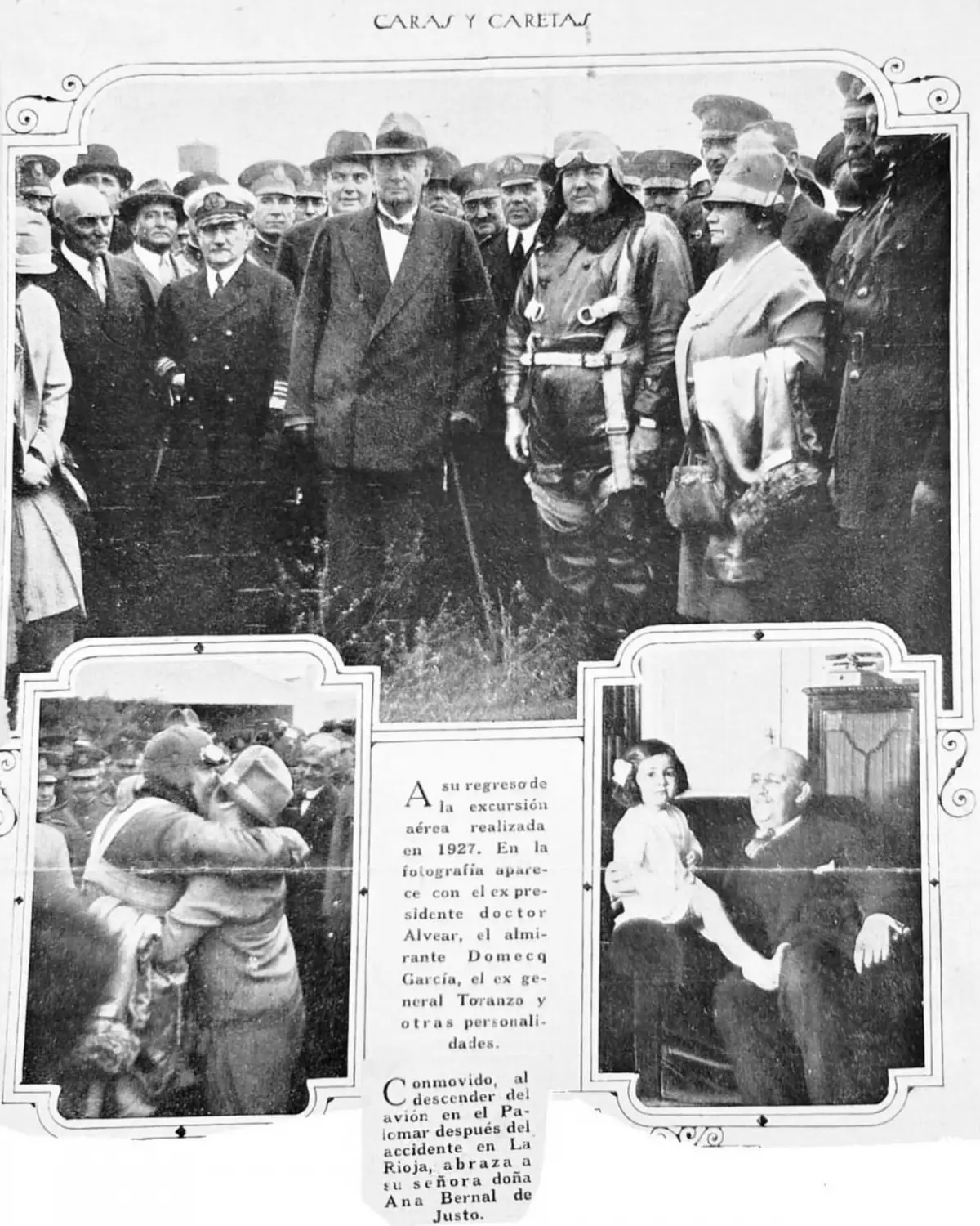 Recuerdos fotográficos: 1927. El ministro que se cayó del avión