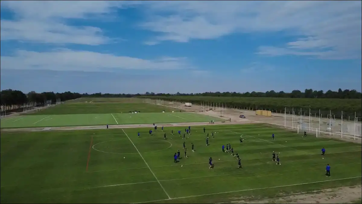 OBRA CLAVE. El complejo San Andrés avanza como base de la formación del club.