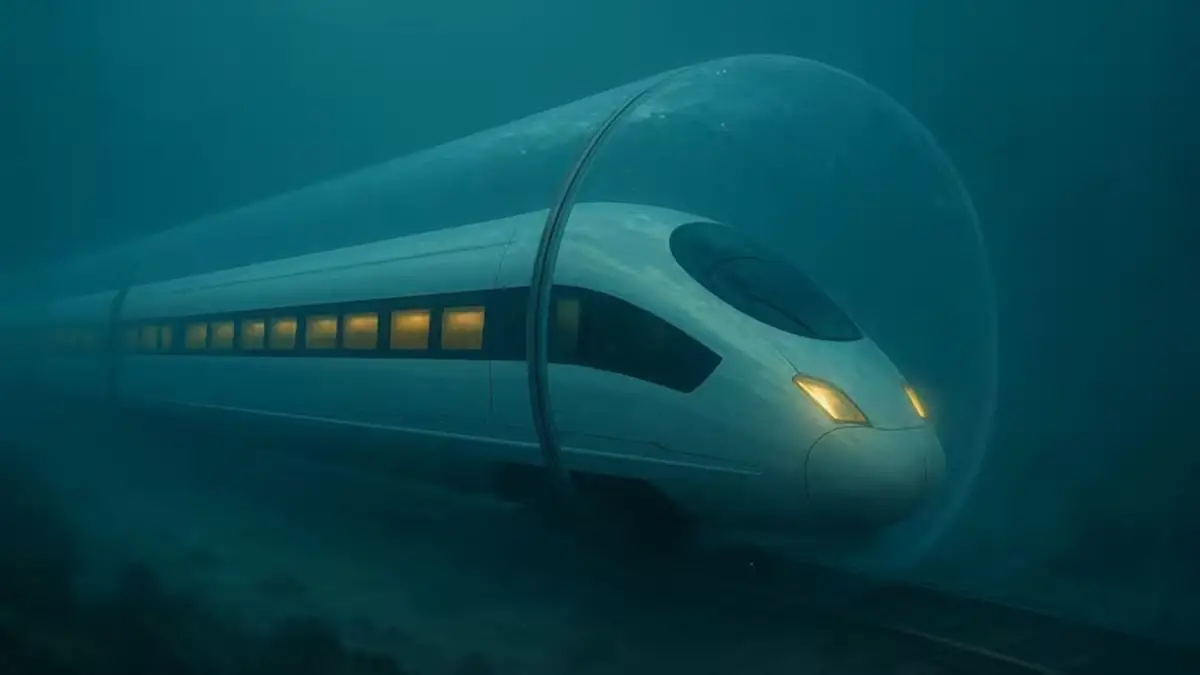 Así será el tren submarino de alta velocidad más largo del mundo: unirá dos continentes en minutos