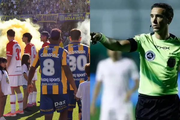 El árbitro Pablo Dóvalo elevará un informe por el “espaldazo” de Estudiantes y crece la presión sobre el club en la AFA