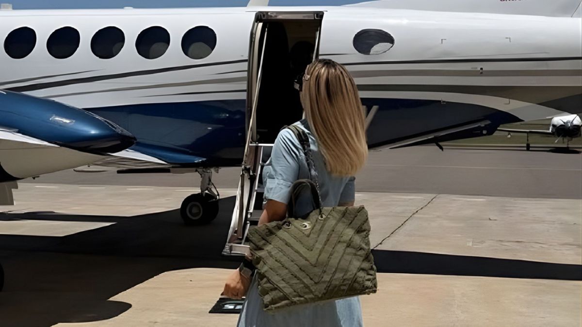 Wanda Nara viajó a Salta en un jet privado