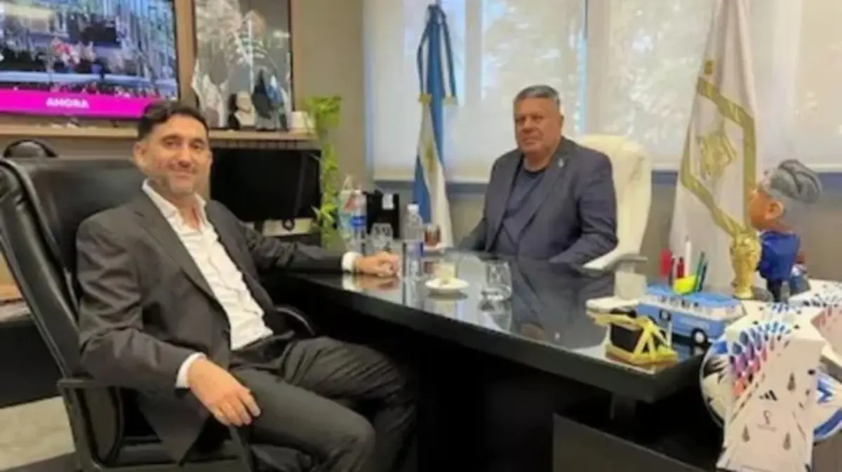 Ariel Vallejo y Claudi Chiqui Tapia. 