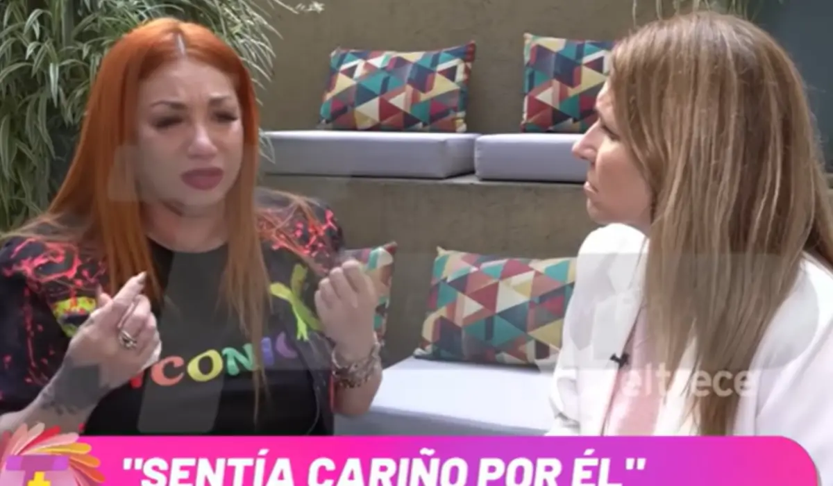 Lourdes Fernández quebró en llanto al hablar de su ex pareja.