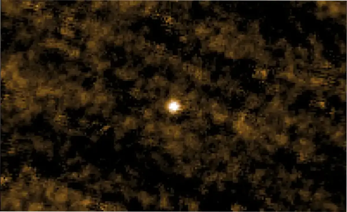 Captura de la trayectoia de 3I/ATLAS.