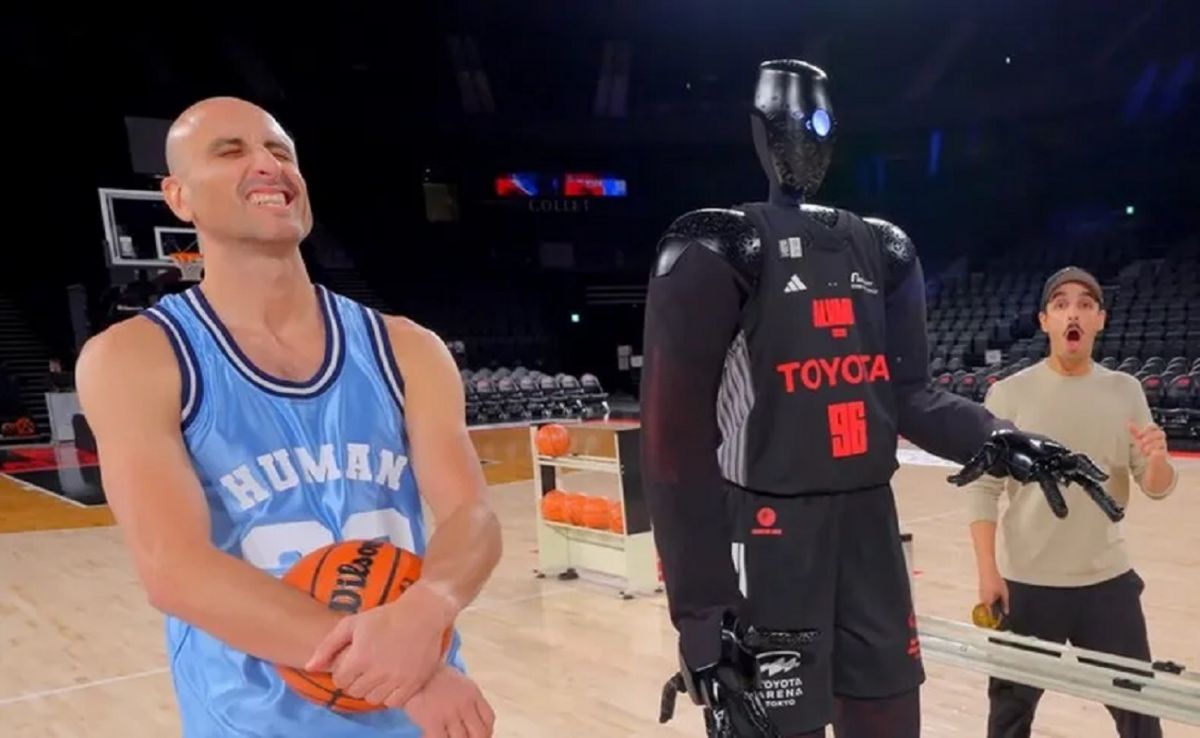 Manu Ginóbili vs. un robot: el bahiense, presente en el megaexperimento tecnológico de MrBeast