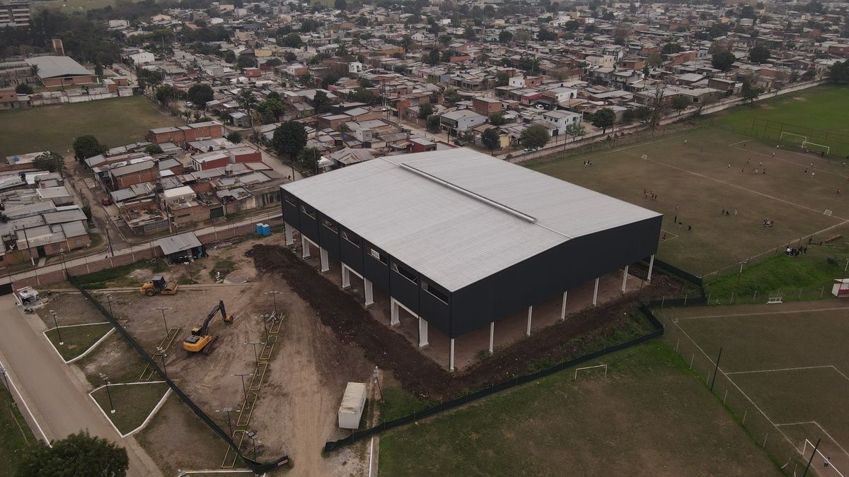 PROCESO. Así fue el paso a paso para la creación del Polideportivo cerrado de San Martín.