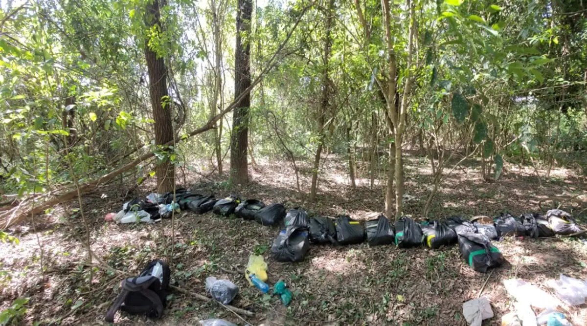 Gendarmería decomisó 431 kilos de cocaína en una zona montuosa Salta