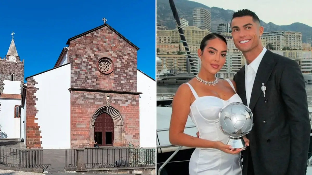 ENAMORADOS. La Catedral de funchal, el lugar donde se casarán Cristiano Ronaldo y Georgina Rodríguez.