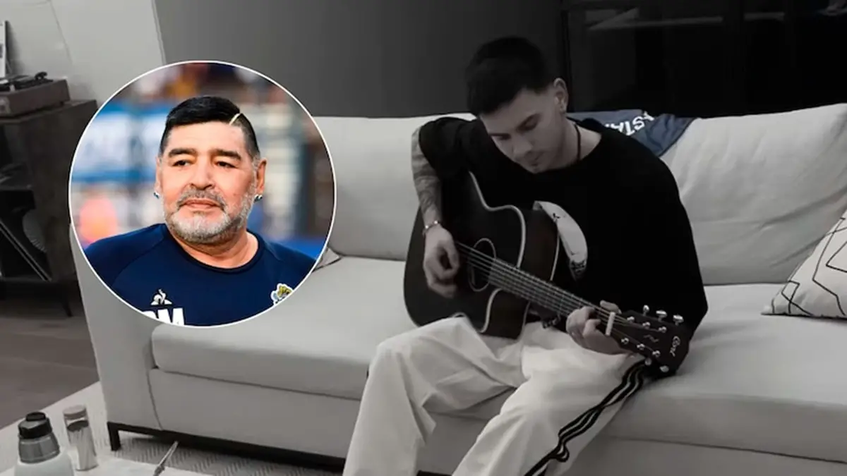 ho. Mastantuono le dedicó una canción a Diego Armando Maradona.