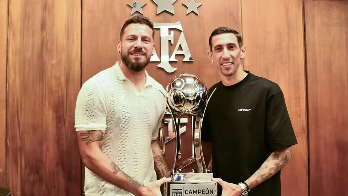 NUEVA VERSIÓN. En River informaron lo que sucedió durante del trofeo a Broun y Di María.