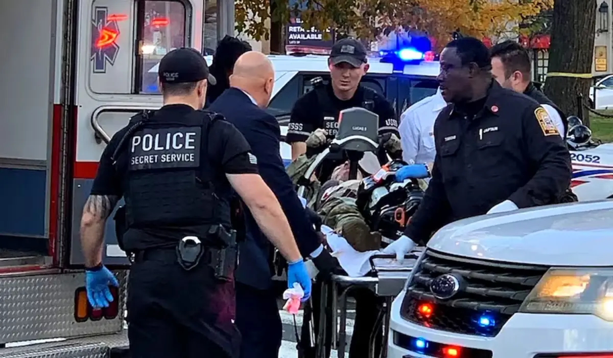 Mataron a dos soldados de la Guardia Nacional cerca de la Casa Blanca. FOTO-AFP.