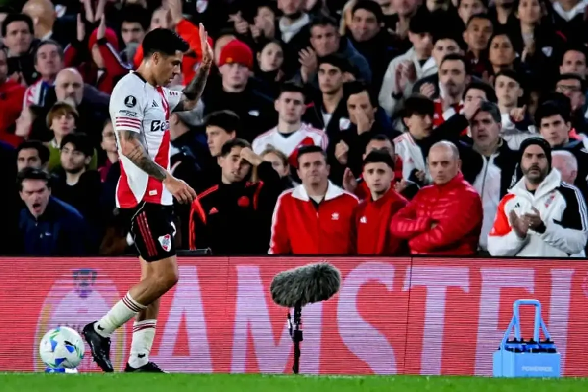 TERMINÓ SU SEGUNDO CICLO. Enzo Pérez sería una de las bajas del Millonario en este mercado de pases.