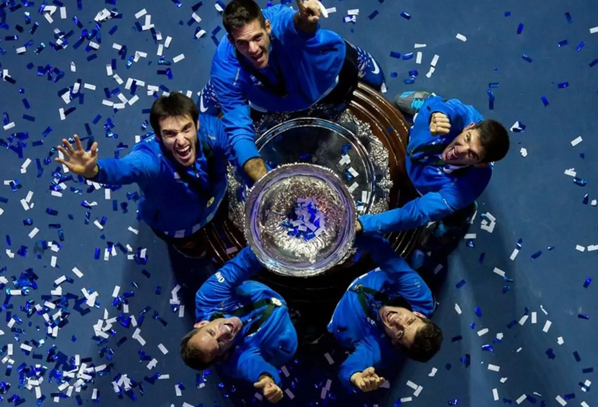 EFEMÉRIDE. El equipo campeón de la Copa Davis 2016.