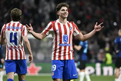 Julián Álvarez marcó un gol para que Atlético de Madrid gane y siga con vida en la Champions