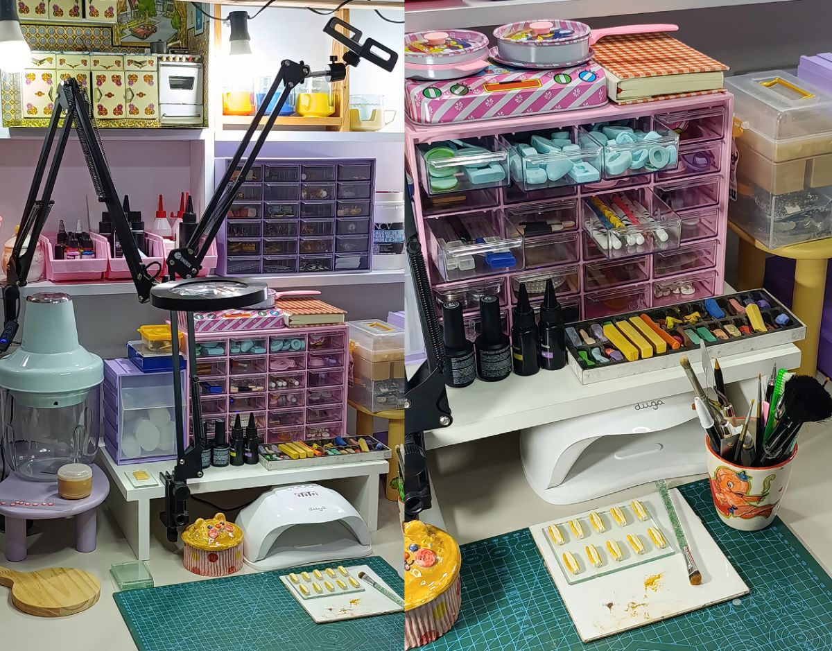 EMPRENDIMIENTO. El espacio donde Julieta Santos crea joyería para Plutonia. 