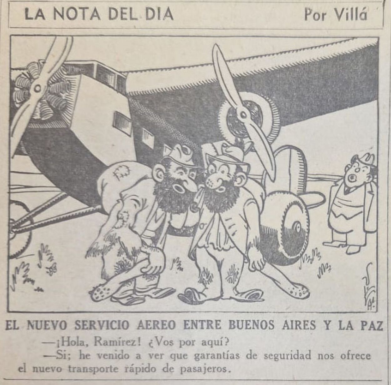 Recuerdos fotográficos: 1937. El “monstruo del aire” que iba de Buenos Aires a La Paz