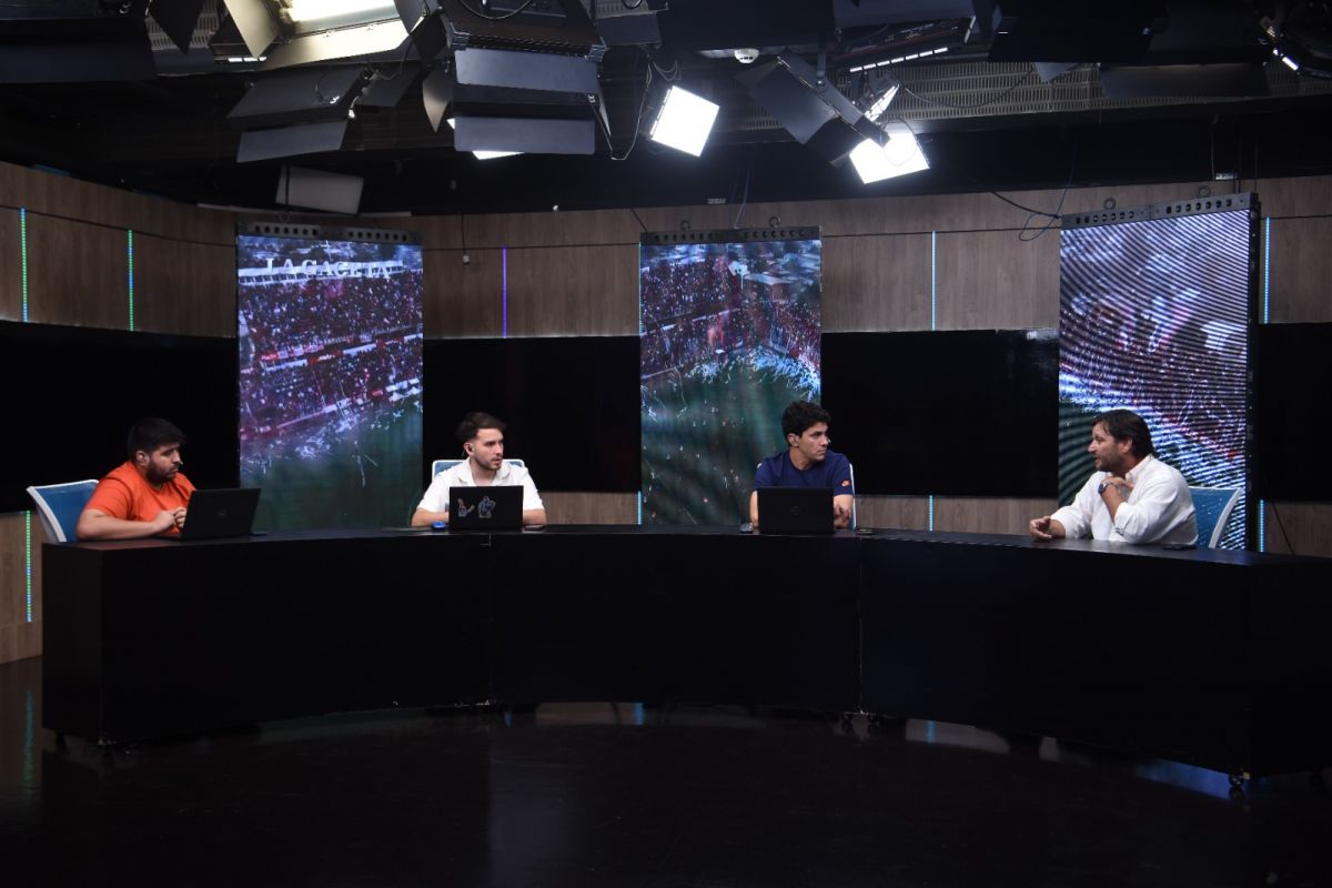 EXPLICACIONES. Benci, candidato a vicepresidente por Modernicemos San Martín, explicó el proyecto deportivo.