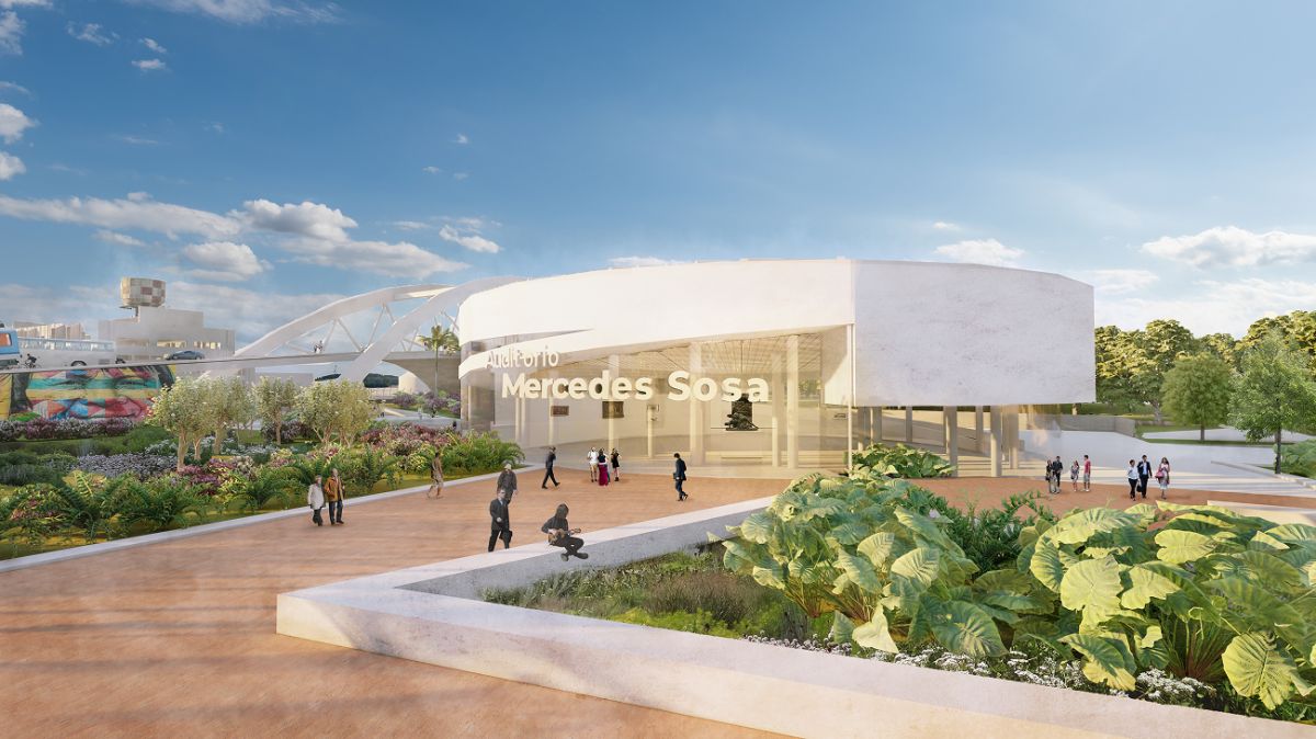 NUEVAS PROPUESTAS. El proyecto incluye el Auditorio Mercedes Sosa, un espacio de encuentro. / CORTESÍA JOAQUÍN BURGOS