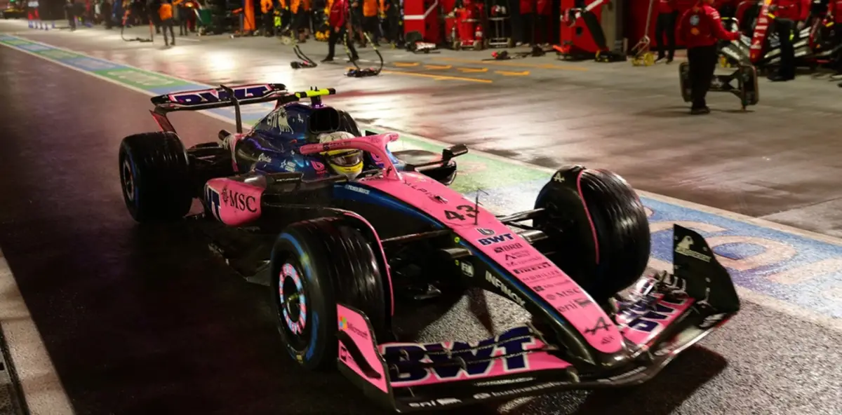 QUIERE SUMAR. En Qatar, Franco Colapinto vuelve a salir con el Alpine para la penúltima fecha del año en la F1.