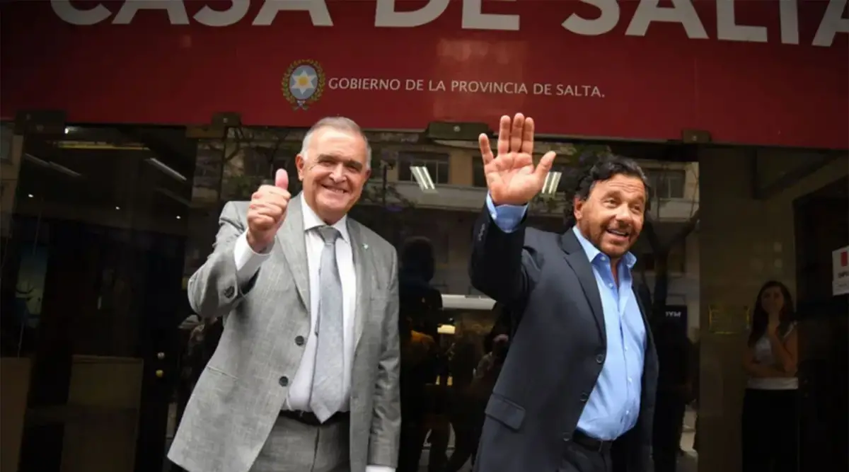 BUENA SINTONÍA. Jaldo y Sáenz remarcaron la voluntad de colaborar con el Gobierno nacional y solicitar las obras comprometidas por el Ejecutivo. 